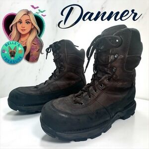 Danner Vandal 8" GTX 600G NMT Mens Work 9.5D Brown Leather Safety Toe Boot 15523